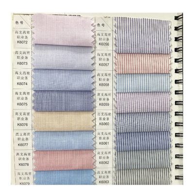 Yarn Dye Stretch Creases Jacquard Heavyweight Fabric 80 20 Polycotton TC for Workwear