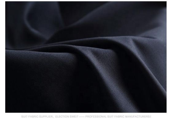 TR80/20 21*21 Plain Dyed Polyester Viscose Fabric for Men's Suits Trousers and Blazers