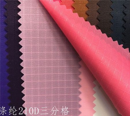 Waterproof and Tear Resistant 210D Ripstop Oxford Fabric for Camping Tent/Backpack
