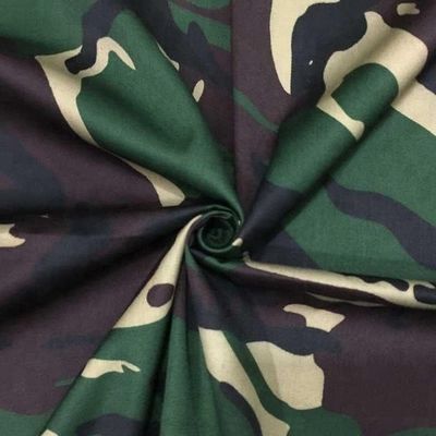 Polyester Cotton Blend Fabric for Camouflage Uniform in Medium Weight and TWILL Style