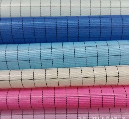 Polyester/Cotton Antistatic Cleanroom Lint Free ESD Safety Fabric for Lab Clothing