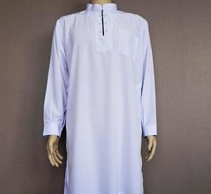 Super Soft Polyester Spun Arabian Thobe Fabric with 48*150D Yarn Count at Direct Offer