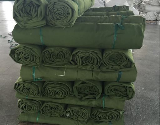 4-5 Grade Colour Fastness PVC Coated Canvas Fabric for Water Resistant Cover/Tent