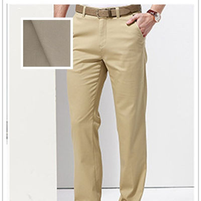 Polyester Cotton Twill Fabric for Men's Pants 250gsm Solid Dyed 97% Cotton 3% Spandex
