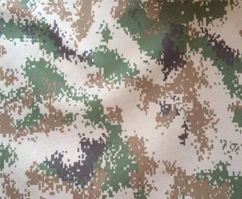 Polyester/Cotton 65/35 Printing Waterproof Dark Green Uniform Fabric for and Uniforms