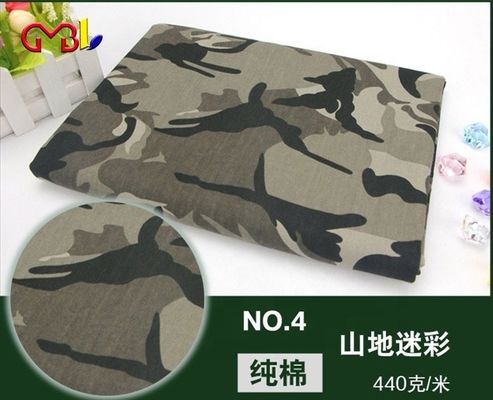 Medium Weight TC 240GSM Digital Printing Guard Uniform Fabric with Polyester Blend