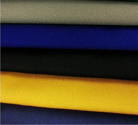 190gsm Spun Polyester Twill Material Density 108*58 for African Market Production