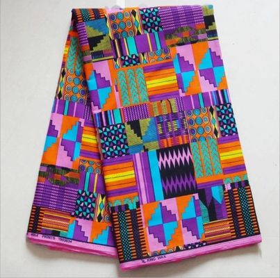 100% Cotton REAL WAX African Ankara Fabrics with Carded Yarn Type and BATIK Pattern