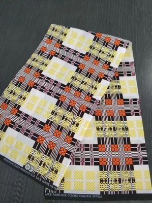 100% Cotton REAL WAX African Ankara Fabrics with Carded Yarn Type and BATIK Pattern