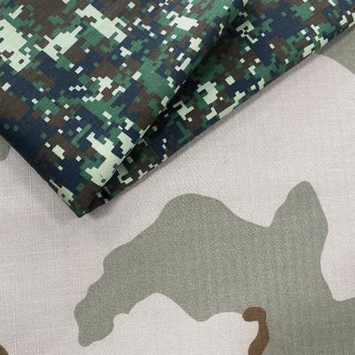 Printed Waterproof Multicam Camouflage Polar Fleece Softshell Fabric for Outdoor Jacket