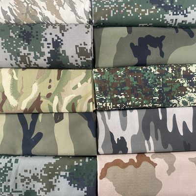 Printed Waterproof Multicam Camouflage Polar Fleece Softshell Fabric for Outdoor Jacket