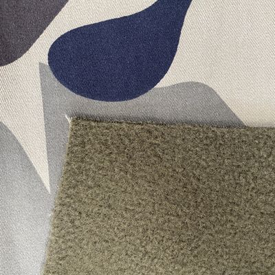 Printed Waterproof Multicam Camouflage Polar Fleece Softshell Fabric for Outdoor Jacket