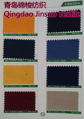 Polycotton Twill Workwear Fabrics with Stain Repellent 80/20 21*21 190GSM in Stocklot