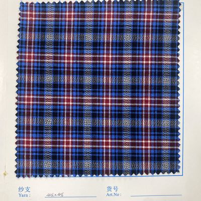 Yarn Dye Stretch Creases Jacquard Heavyweight Fabric 80 20 Polycotton TC for Workwear