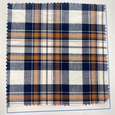 Yarn Dye Stretch Creases Jacquard Heavyweight Fabric 80 20 Polycotton TC for Workwear
