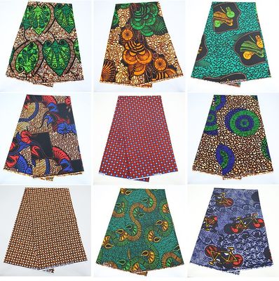 Custom Dyed Cotton Stretch Pagne Super Wax Hollandais for Vibrant African Clothing