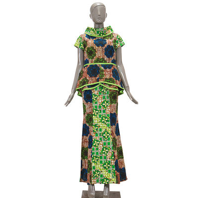Custom Dyed Cotton Stretch Pagne Super Wax Hollandais for Vibrant African Clothing