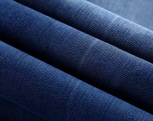 Woven 180gsm 230gsm 300gsm Washed 100% Cotton Twill Yarn Dyed Denim Fabric for Jeans