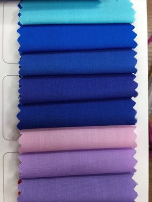 Pattern Solids Flame Retardant Polyester Twill Fabric for Home Textile Uniforms