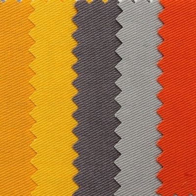 SOLIDS Pattern Linen Type Cloth 65% Polyester Twill Fabric for Customized Workwear