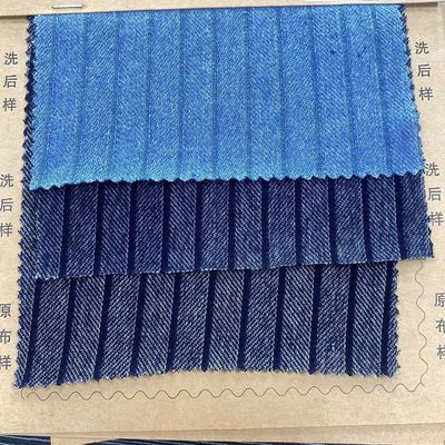 Custom Name 14oz Selvedge Denim Fabric with Width 57/58&quot; in Dark Blue 100% Cotton