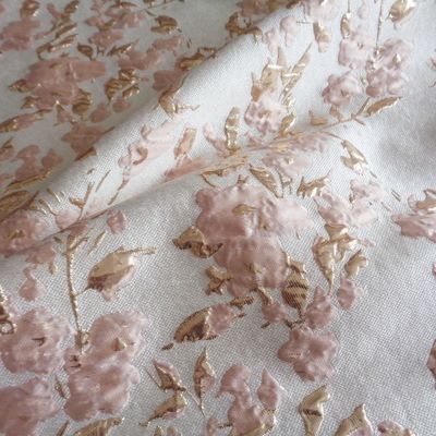 100% Polyester Metallic Jacquard Brocade Fabric in Ready Stock Color for Your Requirements
