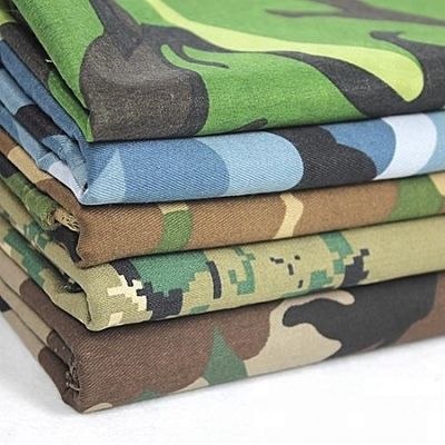 57/58&quot; Width CVC Flame Retardant Twill Fabric for Judo Taekwondo Martial Arts Uniform