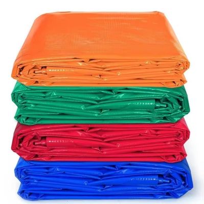 High Visibility 150GSM 100% Polyester Twill Tarpaulin Waterproof Wildely Used Fabric
