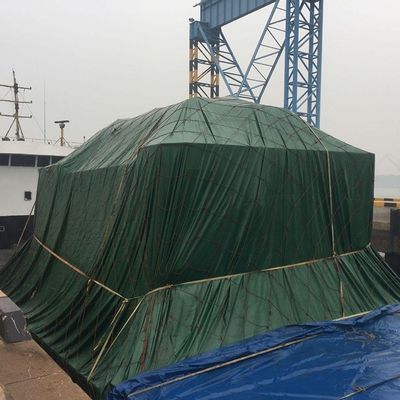 150GSM 100% Polyester Twill Tarpaulin Waterproof High Visibility Poly Woven Fabric
