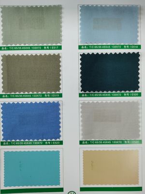 Velveteen Fabric 100% Cotton 65 Polyester 35 Cotton Workwear TC Drill Woven Textile